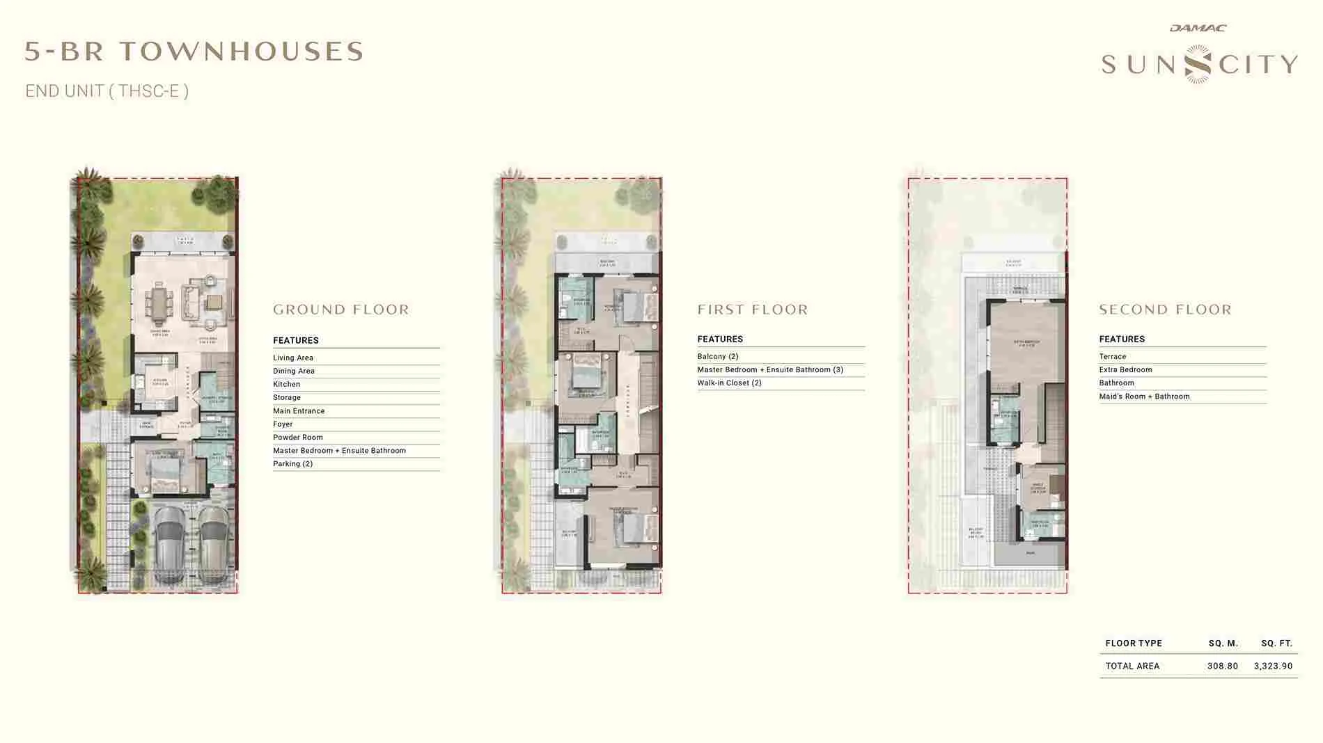 DAMAC SUN CITY Floor Plan